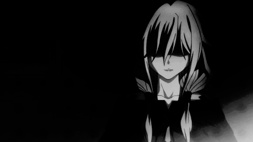 Anime Dark Darkness Sad Broken Alone Pain Suicide...